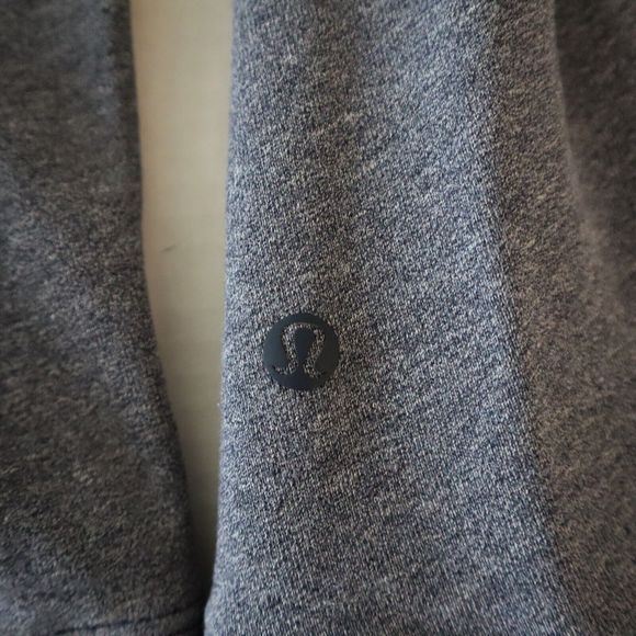 Lululemon Women's Sz L Blue Heather Just Pleat It Crew Neck Pullover Sweatshirt - Picture 7 of 11